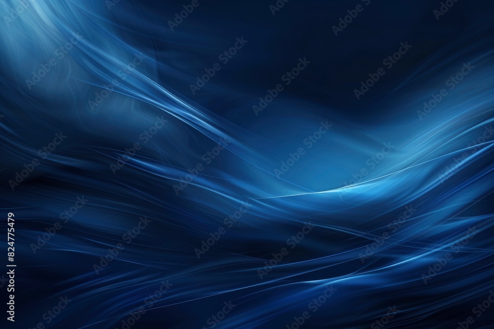 Abstract Blue Gradient Background, Dark Lights Backdrop, Digital Web Design, Colorful Effects Template For Digital Graphics - generative ai Abstract Blue Gradient Background, Dark Lights Backdrop, Digital Web Design, Colorful Effects Template For Digital Graphics - generative ai