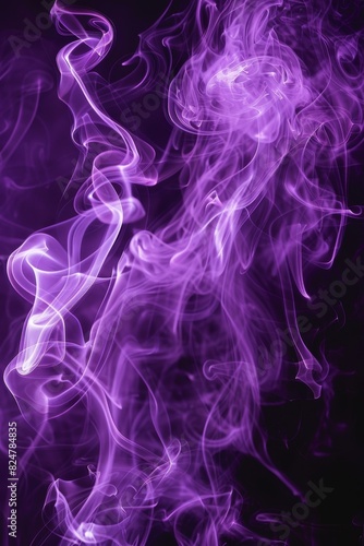 Purple haze abstract background featuring a mesmerizing smoky purple fog of the month