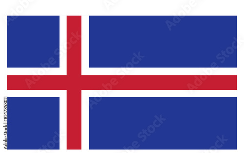 Flagge - Island