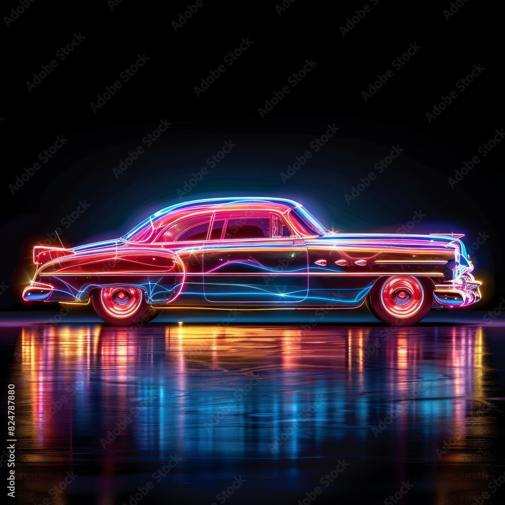 classic car noen lights
