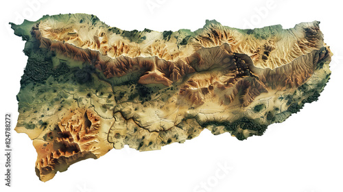Modern nature national park background wallpaper  backdrop  texture  Hwange  Zimbabwe  isolated. LIDAR model  elevation scan  topography map  3D render  template  aerial  drone
