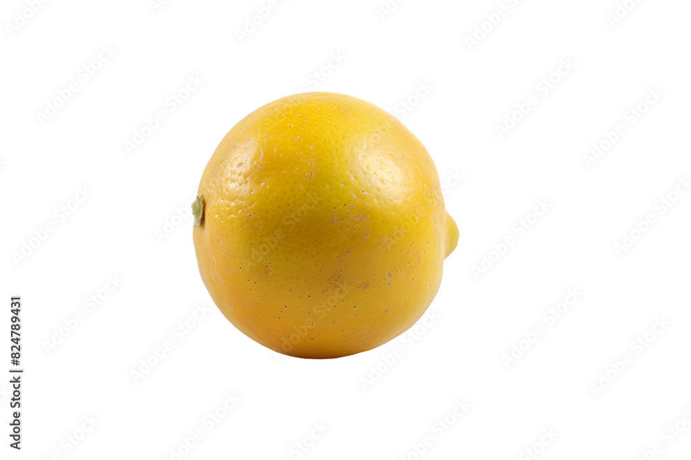 a single ripe lemon isolated on a white background, showcasing its vibrant color and citrus aroma, perfect for fruit markets, beverage recipes, or culinary presentations a single ripe lemon isolated on a white background, showcasing its vibrant color and citrus aroma, perfect for fruit markets, beverage recipes, or culinary presentations