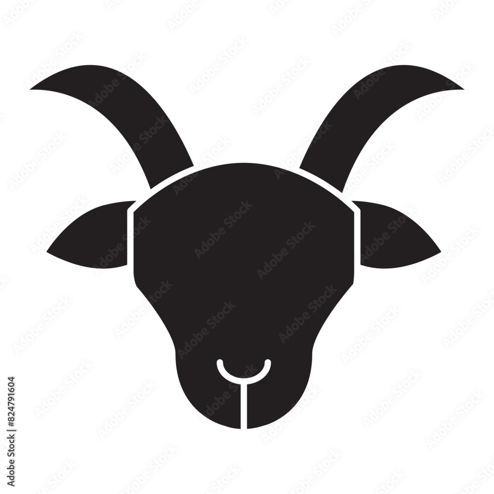 Obraz premium goat icon