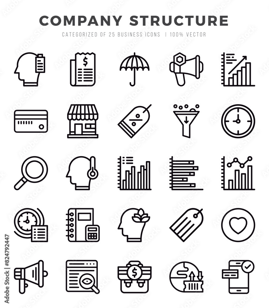 Company Structure icons set for website and mobile site and apps. Company Structure icons set for website and mobile site and apps.