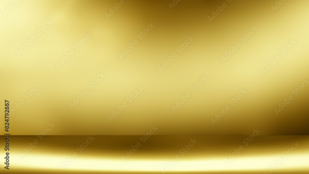 Luxurious Shiny Gold Gradient Background with Light Reflections Luxurious Shiny Gold Gradient Background with Light Reflections