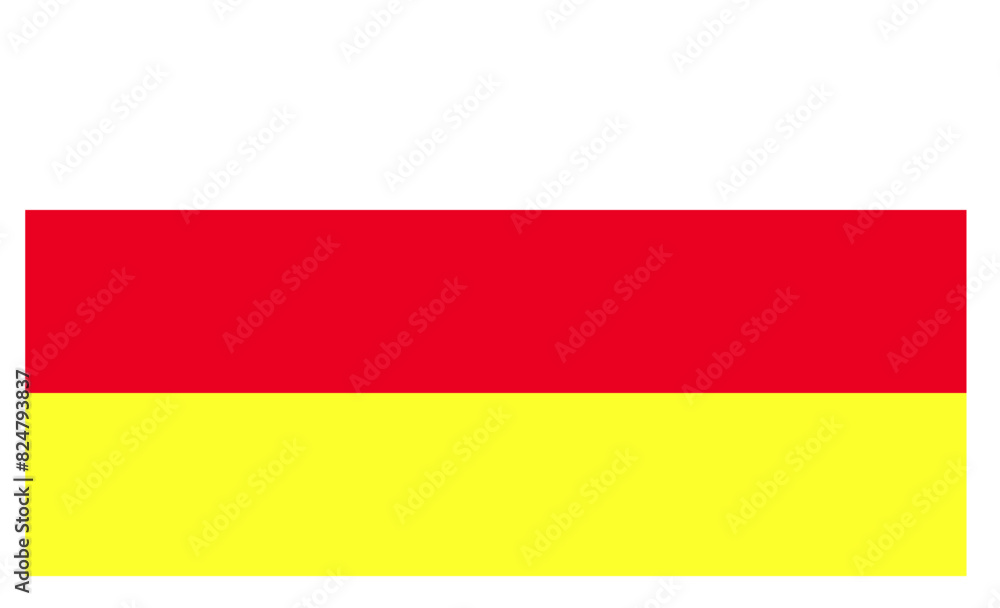 Obraz premium Flagge - North Ossetia