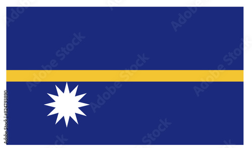 Flagge - Nauru