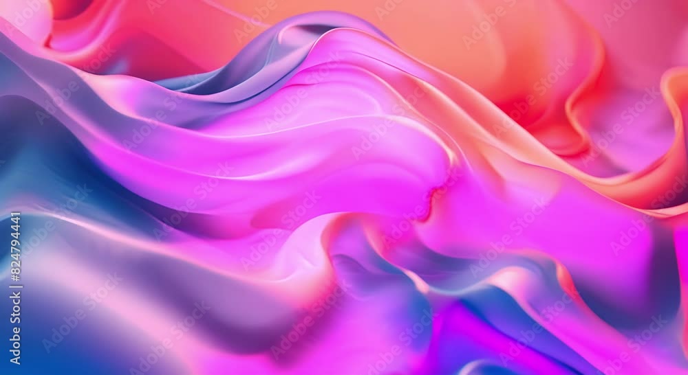 3d render of a pink and blue silk draped over a reflective surface lit from the right 3d render of a pink and blue silk draped over a reflective surface lit from the right