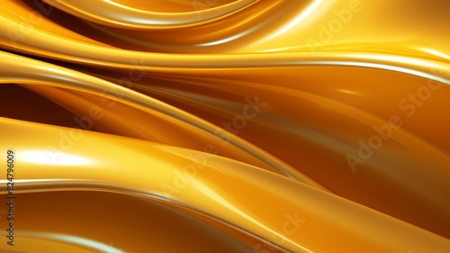 Smooth metallic gold texture, bright yellow shine, ideal for wallpapers,
