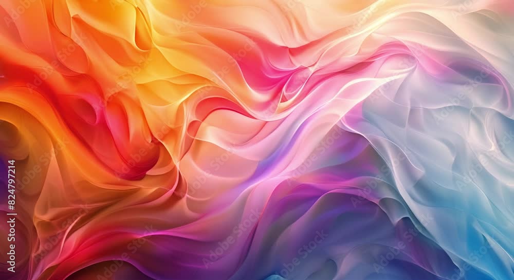 An abstract painting with vibrant colors and a sense of movement. An abstract painting with vibrant colors and a sense of movement.