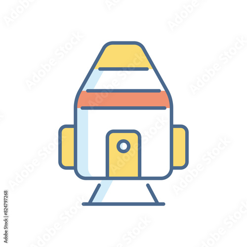 Space Capsule vector icon
