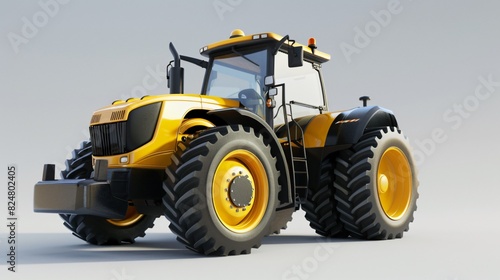  tractor is shown from a three quarter view. photo