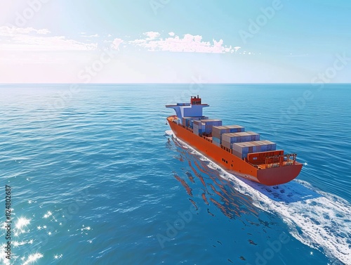 Sky High Shipping: A Closer Look at Container Transport by Smart Cargo Ship