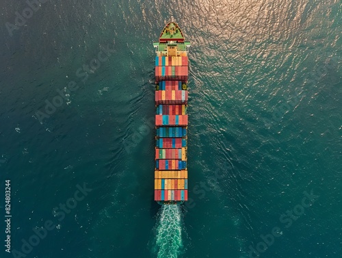 Sky High Logistics: The Global Connection of Container Cargo Ships