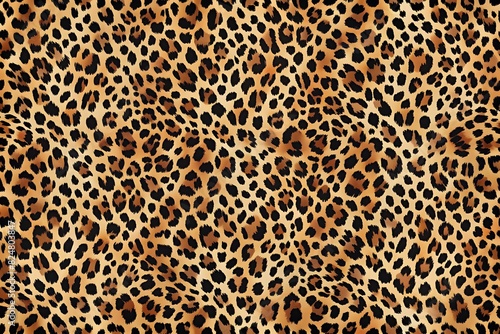 Unique Leopard Print Illustration with Realistic Details     Ideal for Fashion and Home Accents  Animal Skin Pattern Texture Background