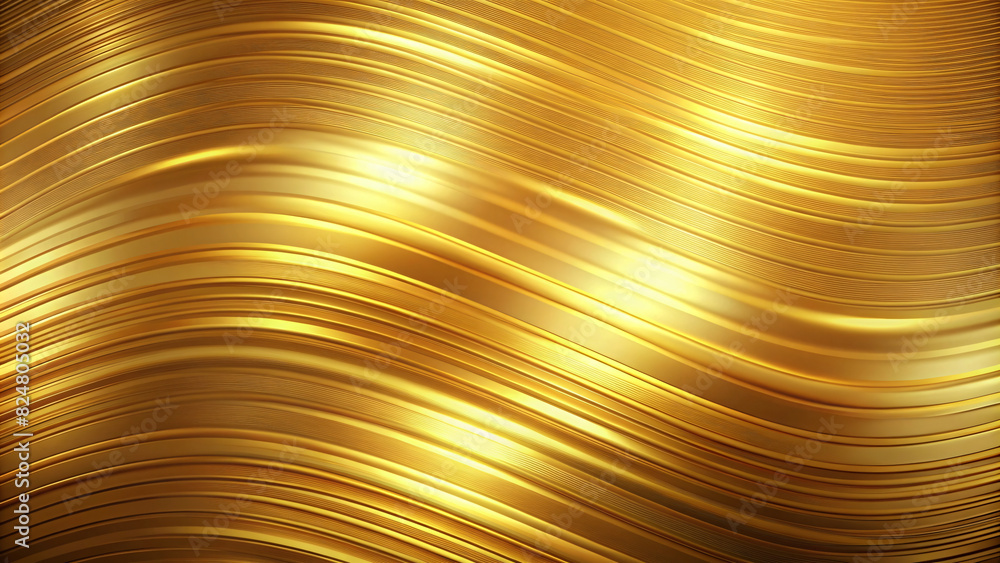 Bright yellow gold background with a wavy texture Bright yellow gold background with a wavy texture