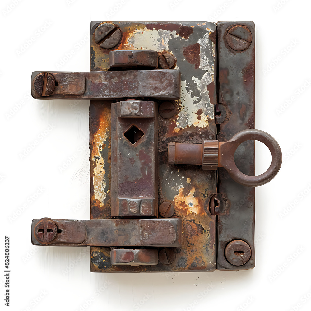 Door latch, A device to demonstrate physical safety in entering a place.