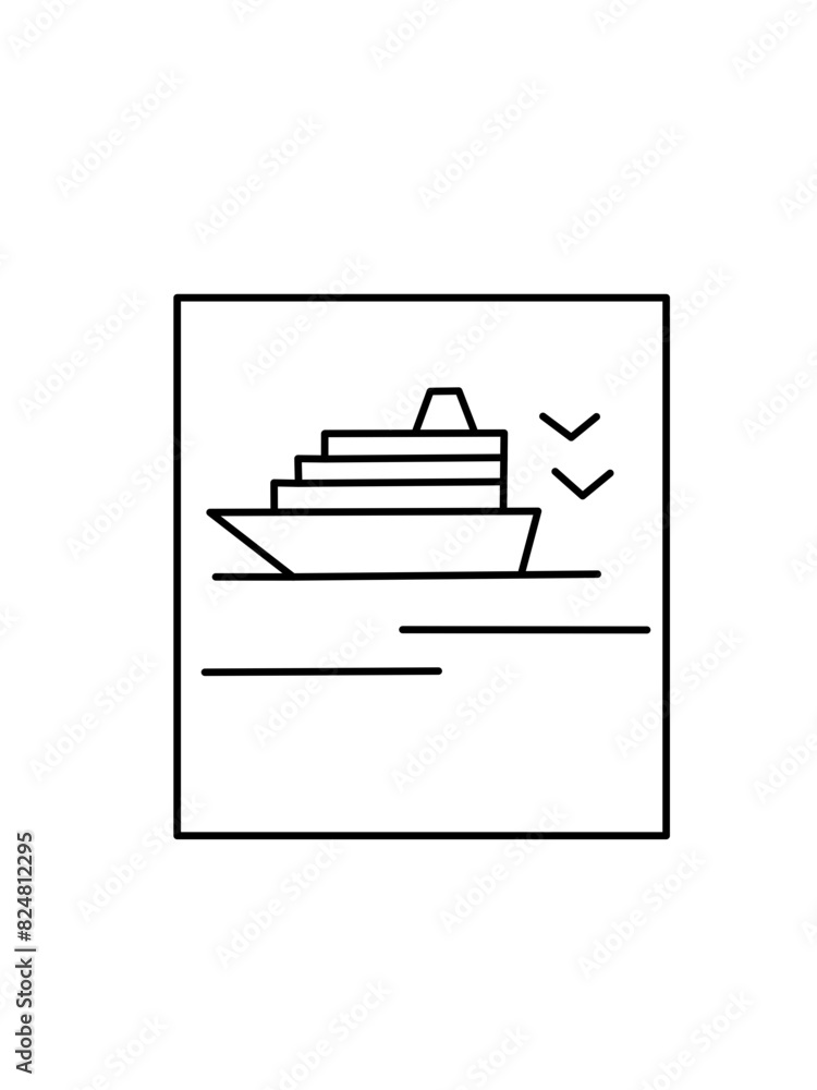 Square simple icons vector image Square simple icons vector image