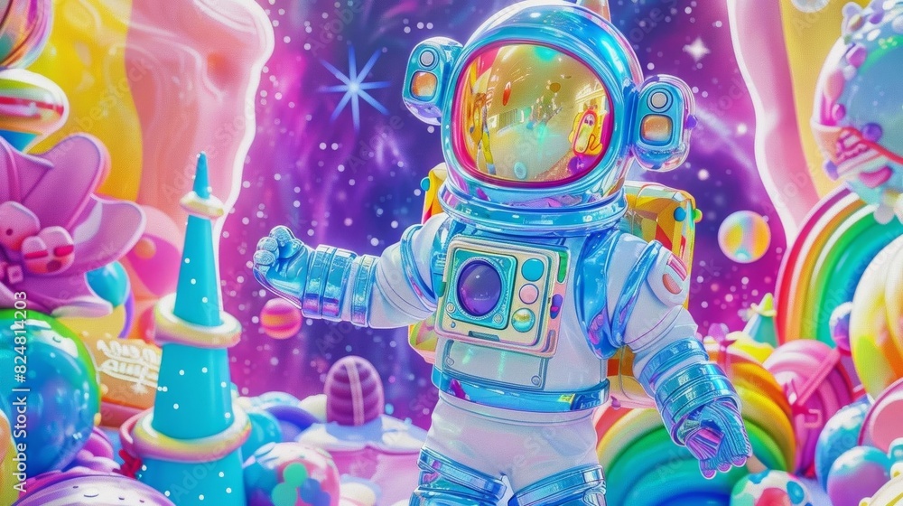 An imaginative 3D cartoon rendering of a spacethemed office party, with astronauts, rockets, and decorations inspired by Saturn, all set against a festive, starstudded background An imaginative 3D cartoon rendering of a spacethemed office party, with astronauts, rockets, and decorations inspired by Saturn, all set against a festive, starstudded background