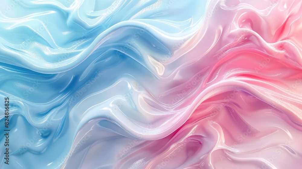 Abstract pastel pink blue liquid waves. Abstract pastel pink blue liquid waves.