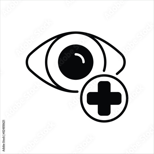 Ophtalmology vector icon