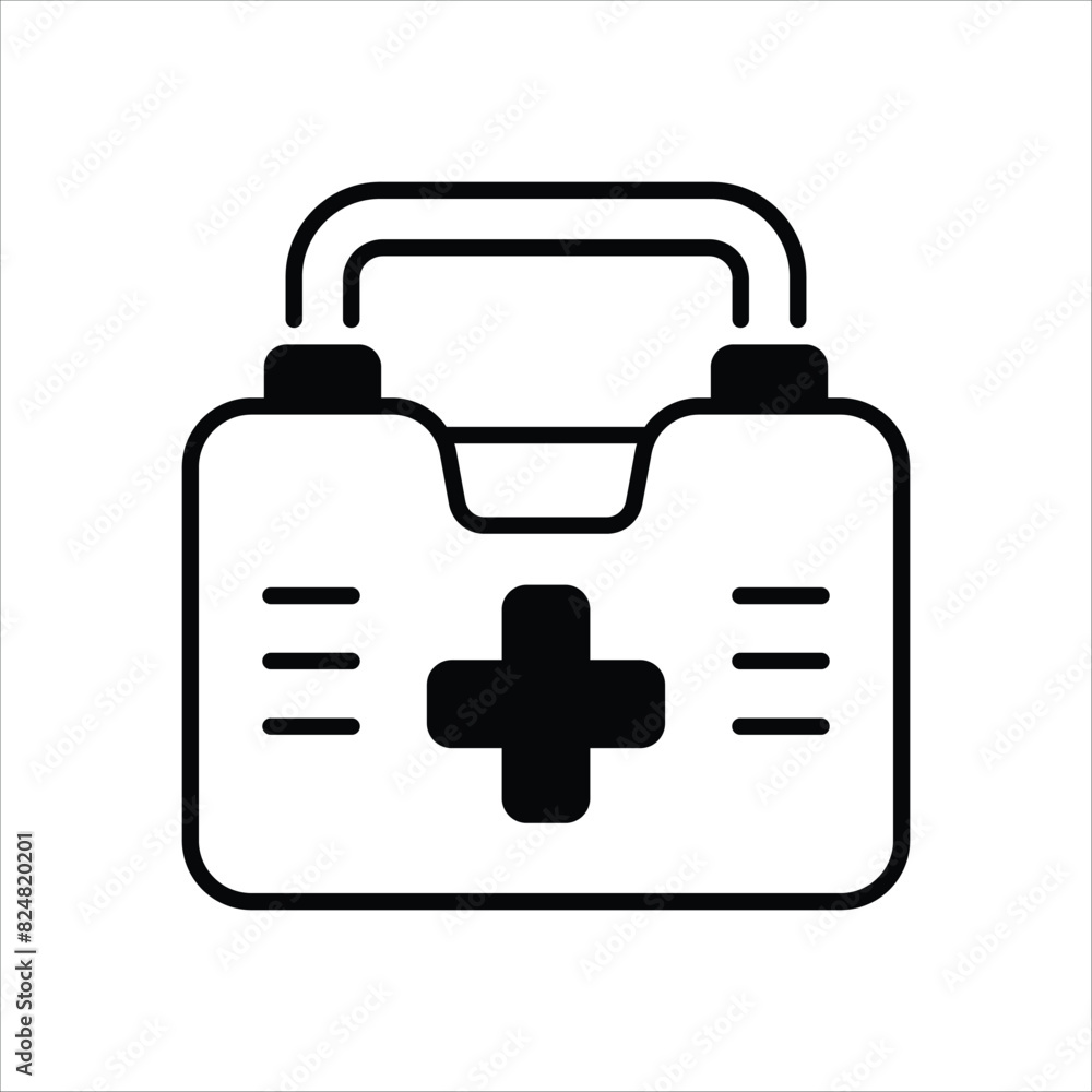 First Aid Kit vector icon First Aid Kit vector icon