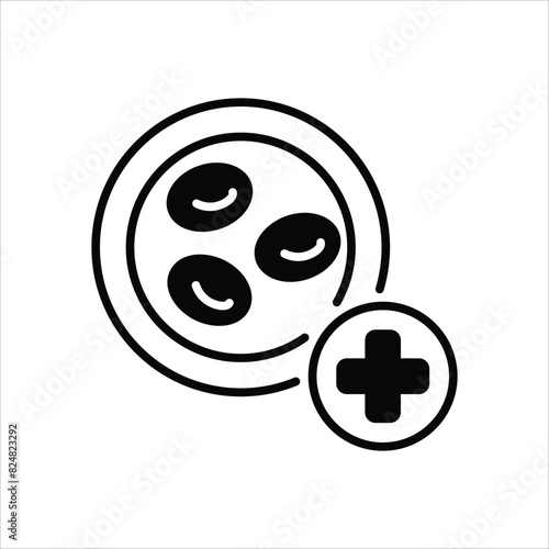 Hematology vector icon