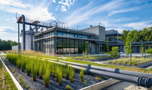 Carbon capture center, pioneering climate solutions photo