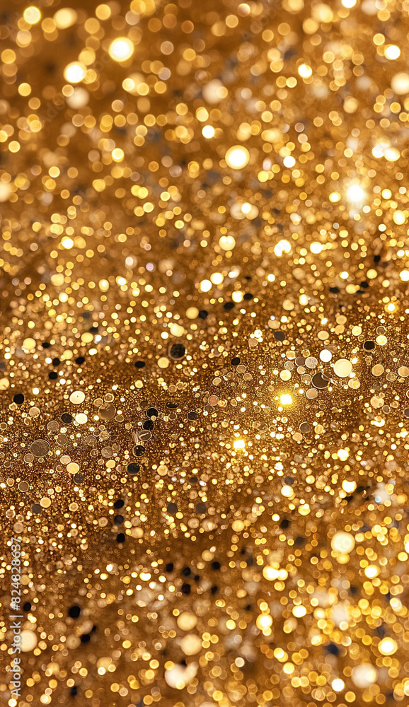 Abstract golden background, texture and bokeh Abstract golden background, texture and bokeh