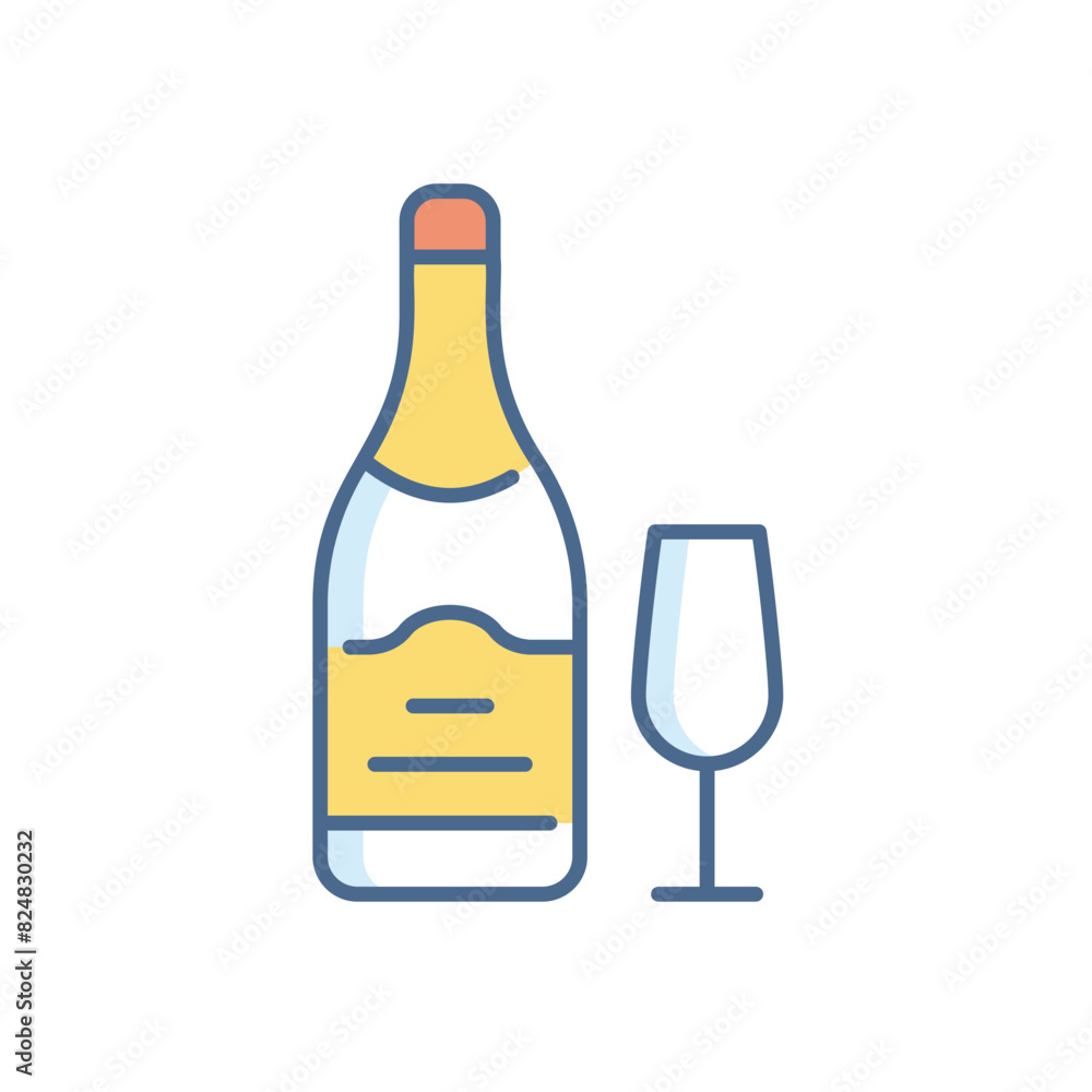 Wine vector icon