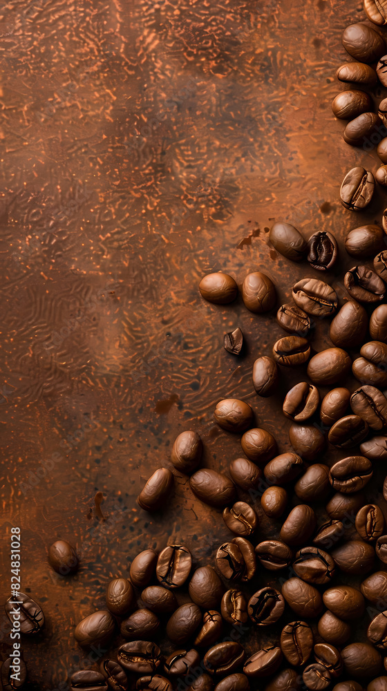 Coffee beans, copy space concept Coffee beans, copy space concept