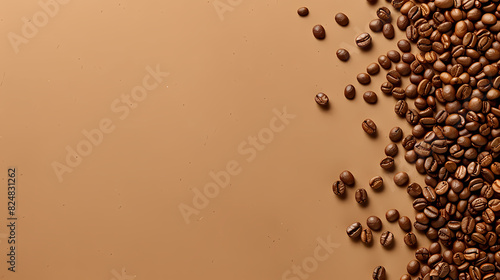 Coffee beans, copy space concept