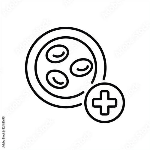 Hematology vector icon