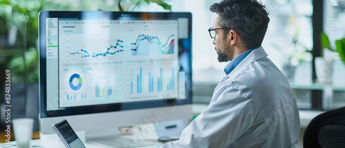 Data analytics tools help doctors analyze trends in patient outcomes and population health. photo