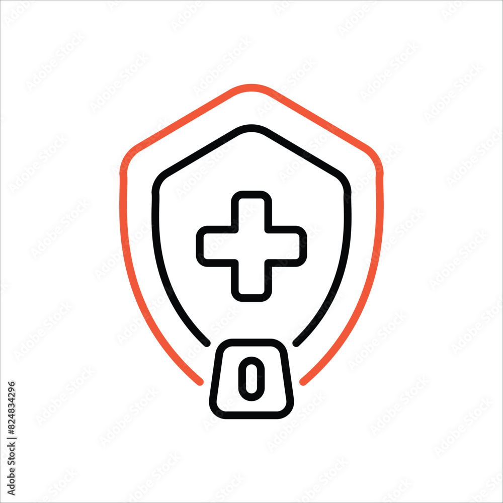 Health Insurance vector icon Health Insurance vector icon