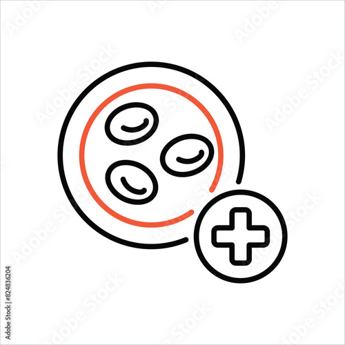Hematology vector icon