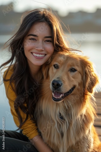 Young Women and Dogs