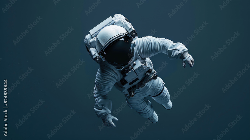 Fototapeta premium 3D Rendered Image of Astronaut in Space