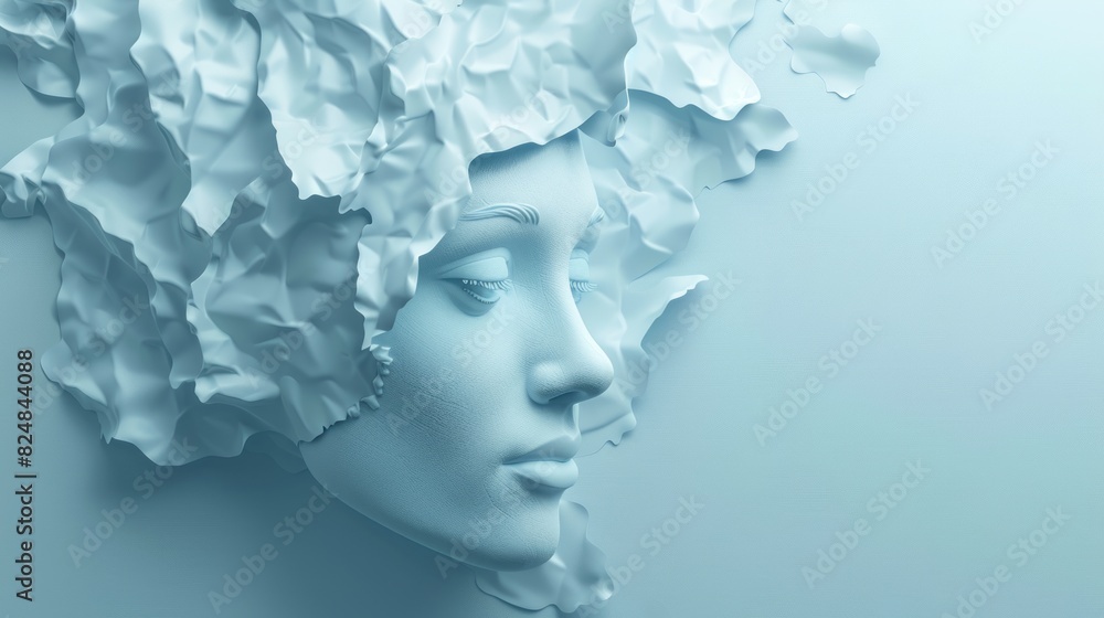 state of mind background concept, 3d illustration with copy space state of mind background concept, 3d illustration with copy space