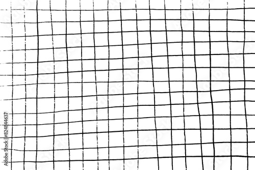 Hand-drawn square line textures. Vector scribbles, horizontal and vertical strokes. Different types of hatching