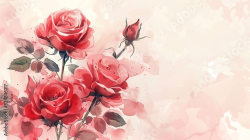 Red roses are a symbol of love and beauty. They are often given as gifts on Valentine s Day and other special occasions.