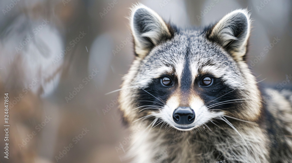 Curious raccoon portrait. Close-up portrait of a curious raccoon with bright eyes and a soft, furry coat. Curious raccoon portrait. Close-up portrait of a curious raccoon with bright eyes and a soft, furry coat.