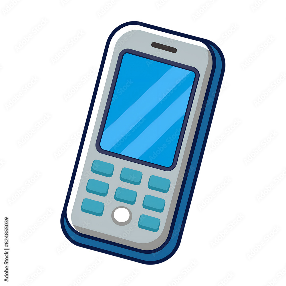 An Old Version Of Keypad Mobile Illustration, Transparent PNG. An Old Version Of Keypad Mobile Illustration, Transparent PNG.