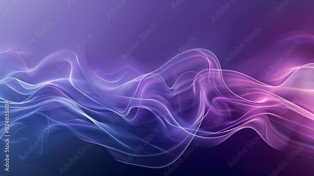 custom made wallpaper toronto digitalEthereal Digital Waveforms in Soothing Blue and Purple Hues with Ample Copyspace