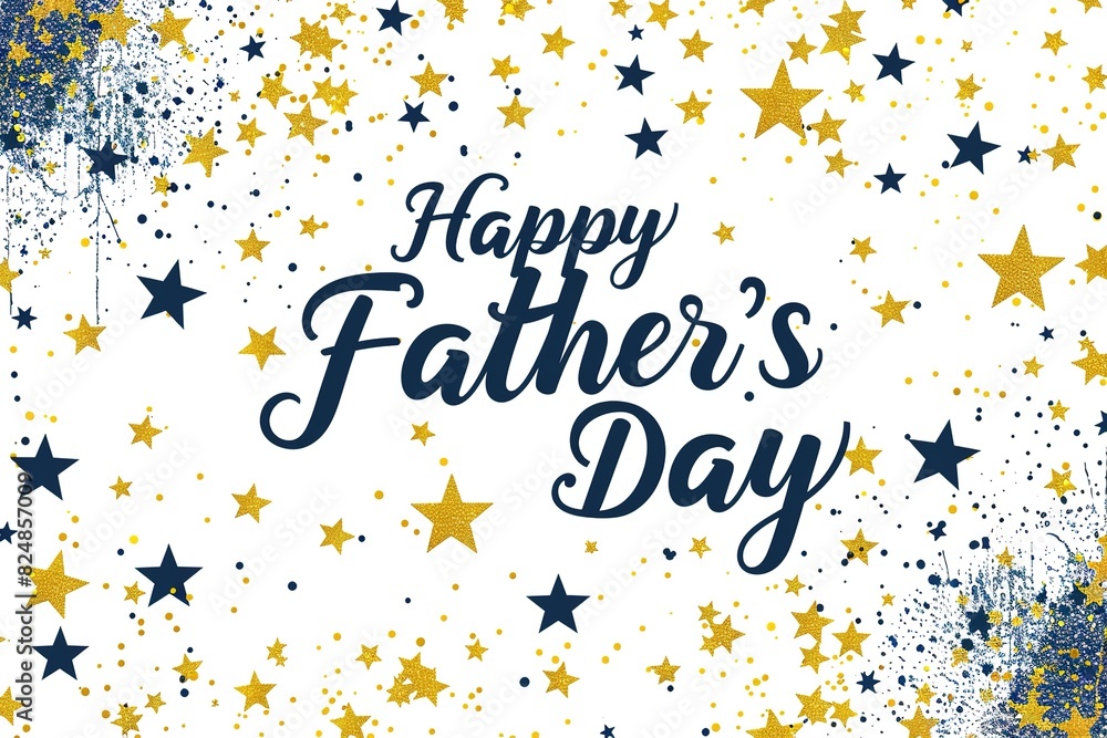 A Father's Day card featuring a mustache and hat, perfect for celebrating dad's special day. A Father's Day card featuring a mustache and hat, perfect for celebrating dad's special day.