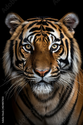 Photo tiger portrait of a bengal tiger in thailand