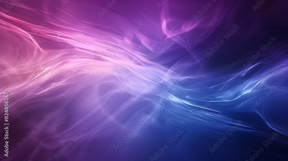 Captivating Gradient Background Smooth Vibrant Hues of Blue and Purple in a Fluid Digital Painting