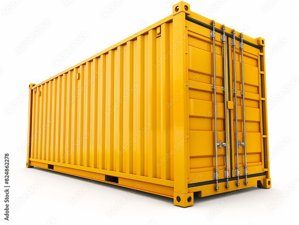 Efficient Container Cargo Delivery in Sharp Focus - AR 4:3 Efficient Container Cargo Delivery in Sharp Focus - AR 4:3