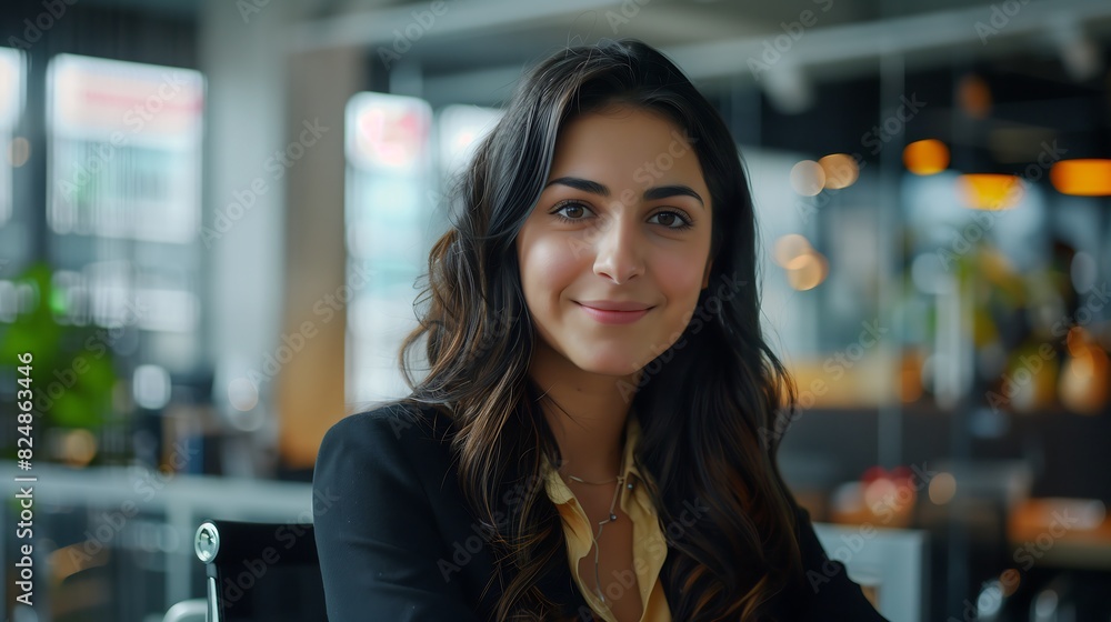 A dynamic businesswoman in a glass-walled office, sitting on a chair and looking directly at the camera with a determined look.
A dynamic businesswoman in a glass-walled office, sitting on a chair and looking directly at the camera with a determined look.