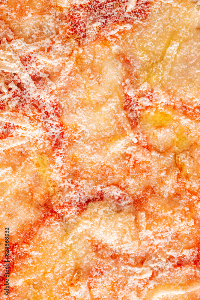 Amazing italian pizza quattro formaggi, top view, very close up Amazing italian pizza quattro formaggi, top view, very close up
